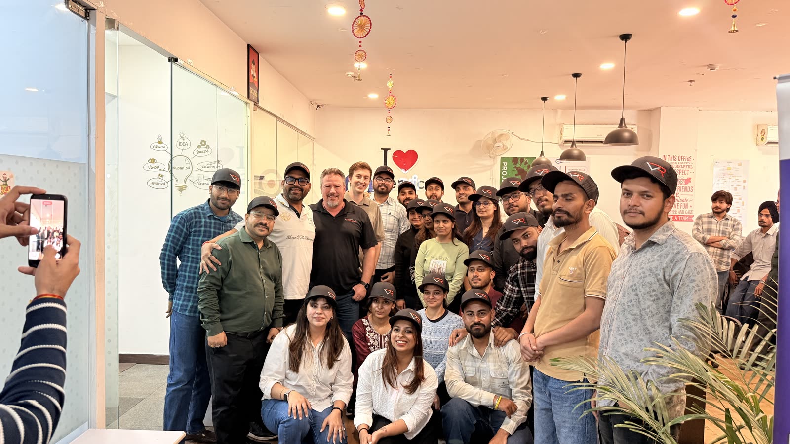 Cap day with the Virtus team